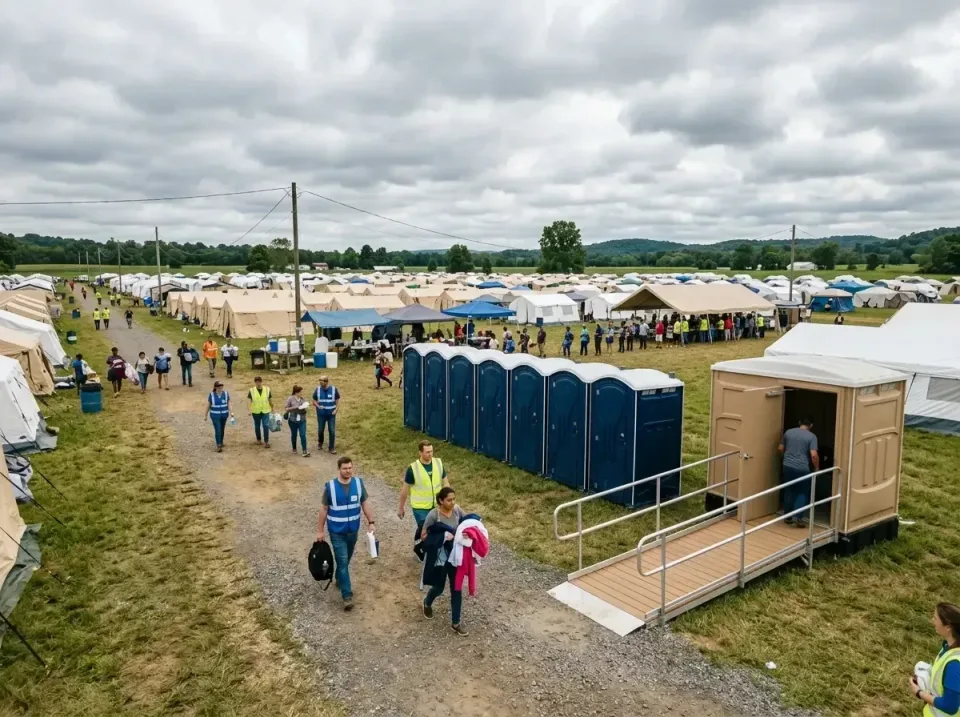 disaster-relief-camp-restrooms-010 — frequently asked questions, Dumpster & Portable Bathrooms Rental in Churchill, OH